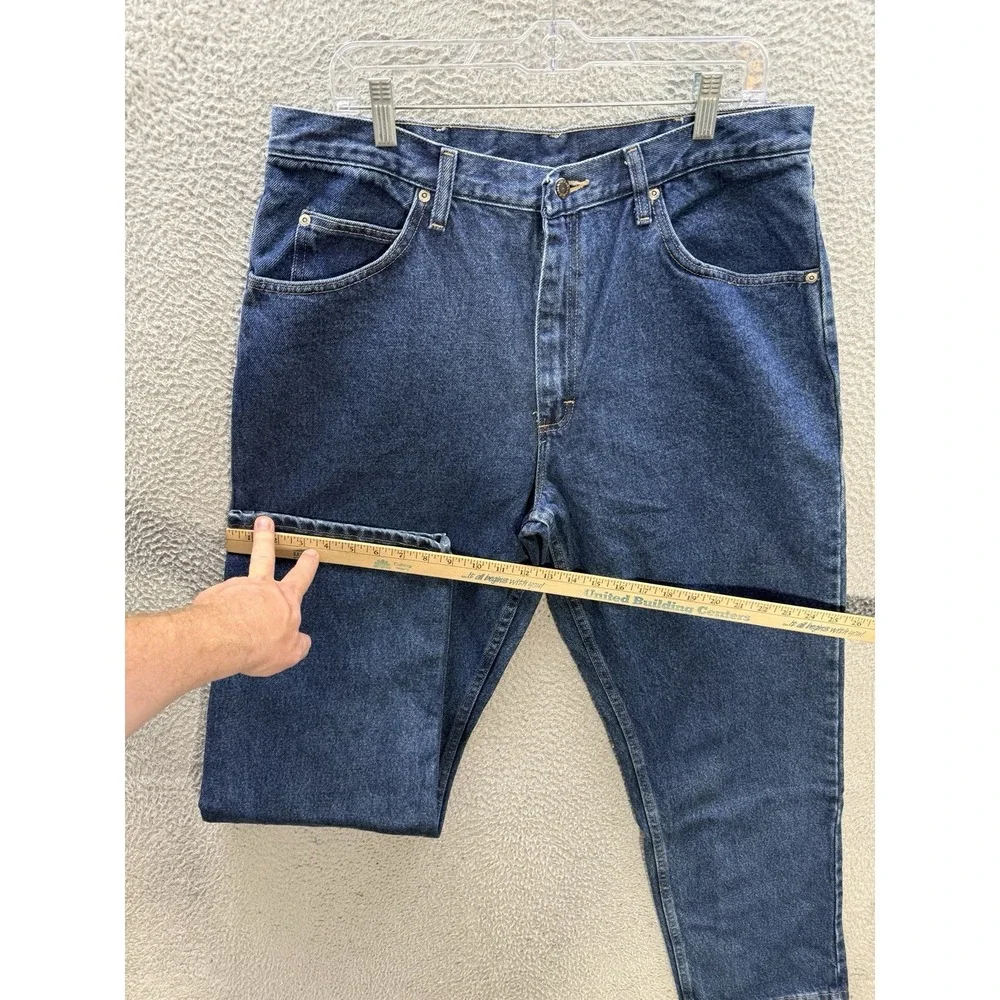 Wrangler Jeans Mens 36x32 Blue Relaxed Fit Workwear Chore Barn Grunge Skater NEW